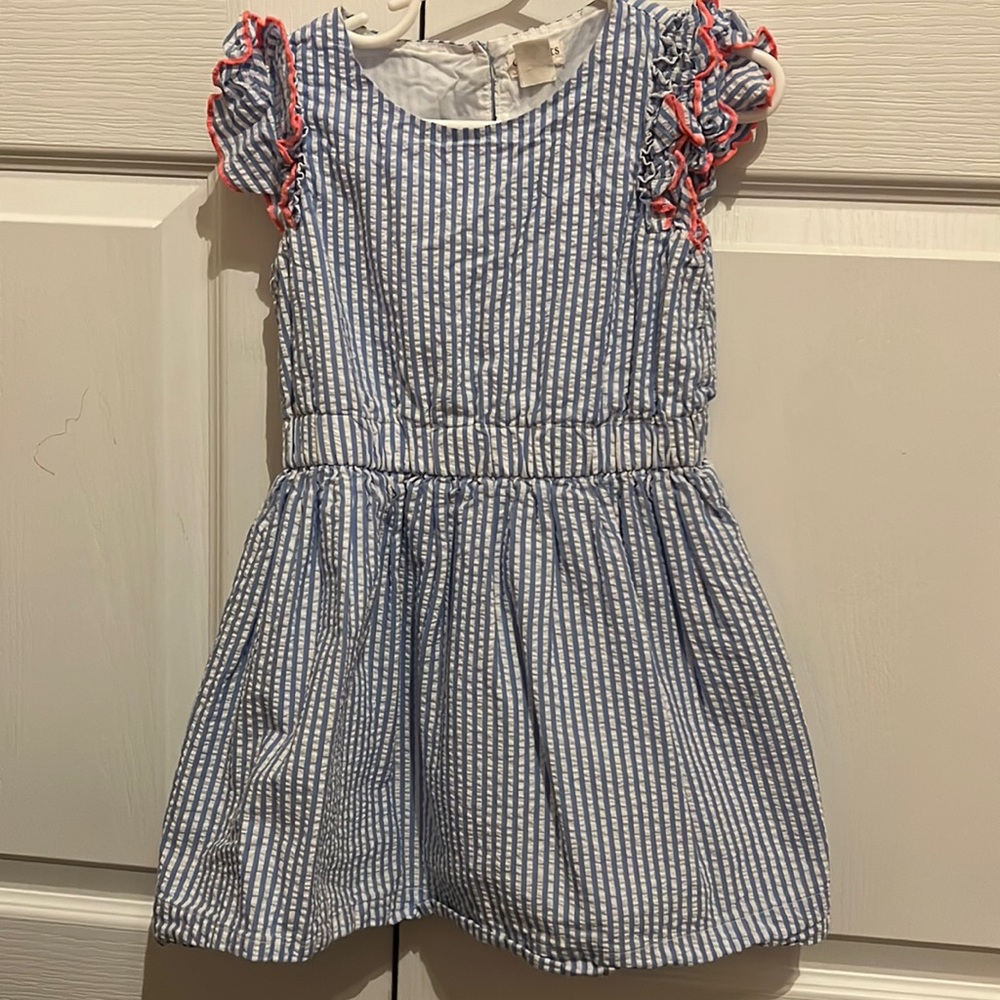 EUC Crewcuts Seersucker Dress
